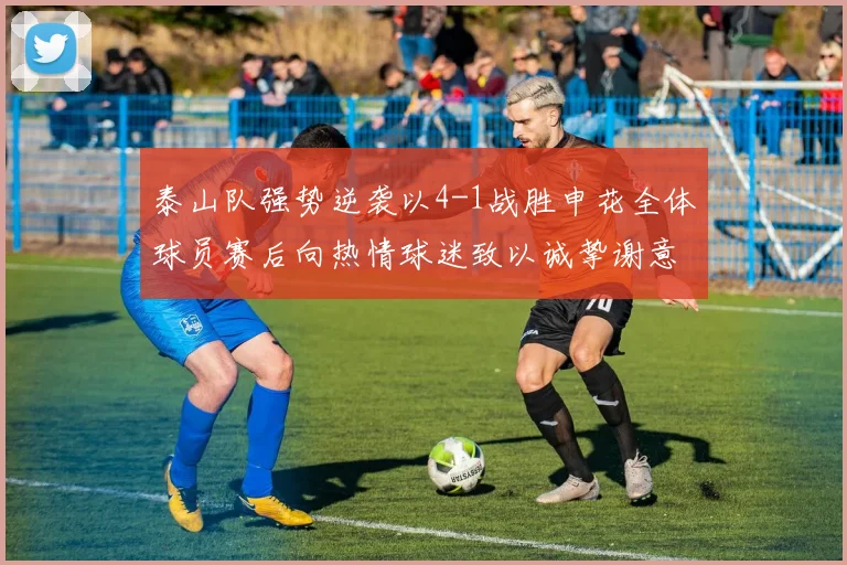 泰山队强势逆袭以4-1战胜申花全体球员赛后向热情球迷致以诚挚谢意